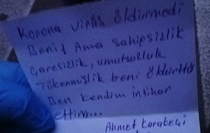 İstanbul’da Bir Vatandaş Kendini Üst Geçide Asarak İntihar Etti: 'Beni Korona Değil Sahipsizlik Öldürdü'