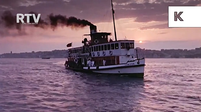 1970 Yılından İstanbul Görüntüleri: Pelikanlar Balık Pazarında Geziyor