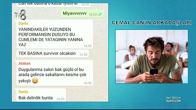 Cemal Can da Danla ve diğer yakın arkadaşlarıyla konuşmaya hak kazandı. Danla, önce Cemal Can'a yakınındakiler yüzünden performansının düştüğünü söyleyerek Can'ı uyardı.