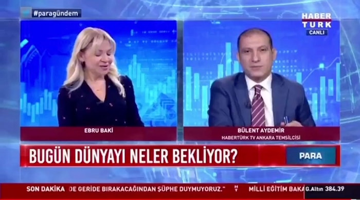 Habertürk Yayınında İlginç Anlar: 'Bence Bugün Bak Yarın Konuşalım'