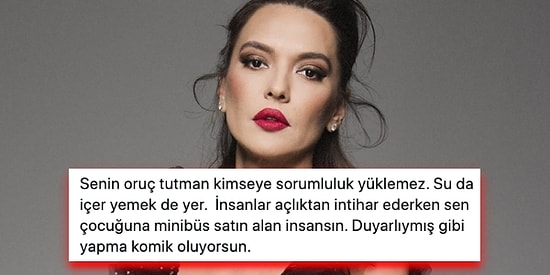 Oruç Tutan Demet Akalın Canlı Yayında Su İçenlere Tepki Gösterdi, Ardından Kapak Gibi Cevaplar Gecikmedi