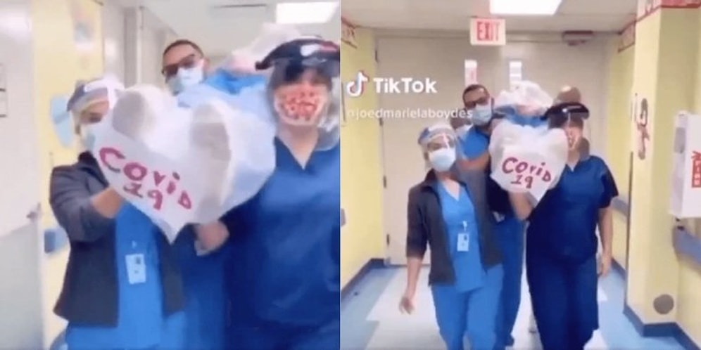 Tabut Taşırken Dans Eden Adamları Taklit Eden Sağlık Çalışanlarının Tepki Çeken Videosu