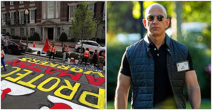 Amazon Çalışanları, Salgın Sürecindeki Sağlıksız Çalışma Koşulları Yüzünden Jeff Bezos’u Evininin Önünde Protesto Etti