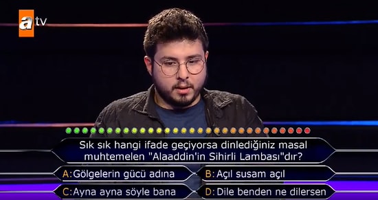 'Çok Severek İzlediğim Bir Çizgi Film' Diyerek Cevap Verdiği Soruda Elenen Kim Milyoner Olmak İster Yarışmacısı