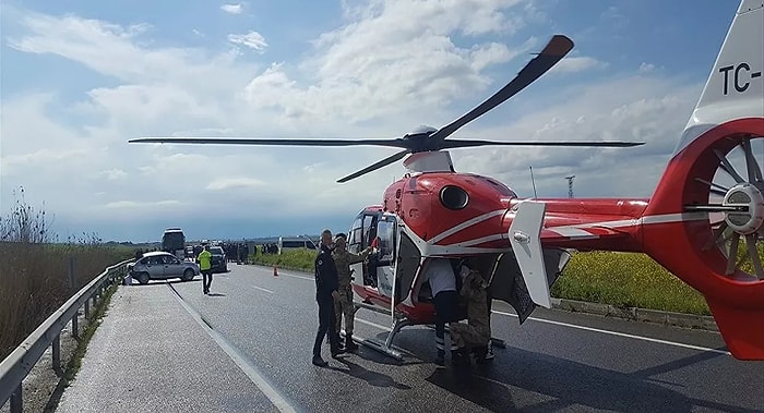 Acil İniş Yapmak İstedi: Tarla Sahipleri İzin Vermeyince Hava Ambulansı Hastayı Alamadan Döndü