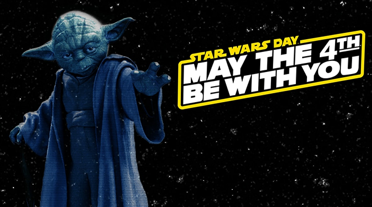 День Звёздных войн. May the 4th be with you. May the Force be with you 4 мая. Star Wars Day May the 4th be with you.