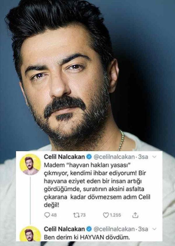 5. Hayvan hakları yasasının çıkmamasına isyan eden oyuncu Celil Nalçakan, Twitter'da kendini ihbar etti!