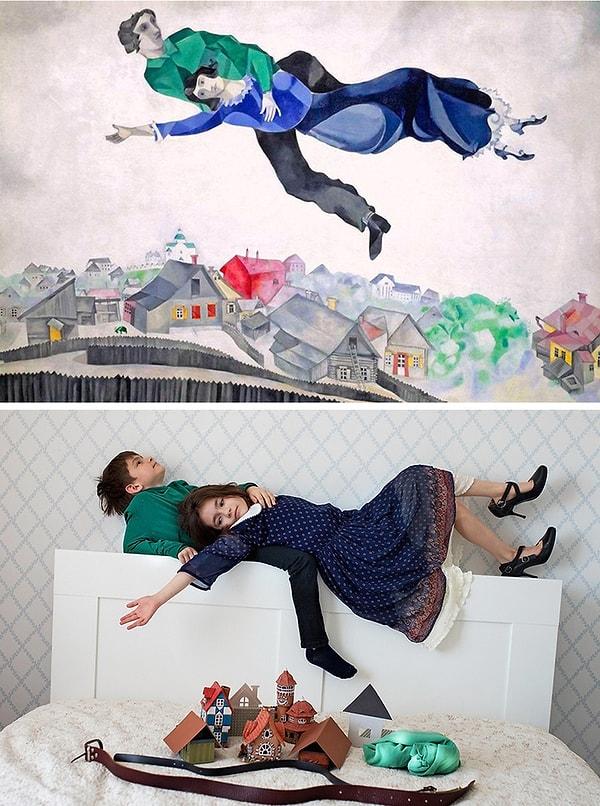 15. Marc Chagall'den 'Above the City'
