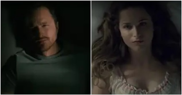 2. Caleb'le ilk tanıştığımızda karakterin uyandığı ve sonrasında güne devam ettiği sahneleri görüyoruz. Bu rutin bize 1. sezondaki Dolores'i hatırlatıyor.
