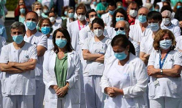 İspanya'da sağlık çalışanları arasındaki vakalar artıyor