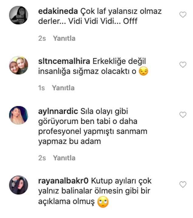 Bu açıklamasının ardından gelen tepkiler ise şöyle. 👇