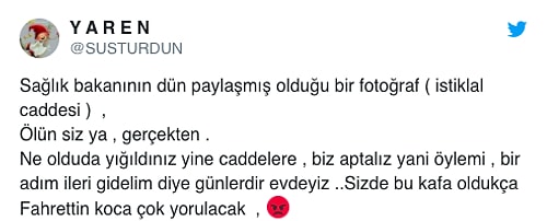 İstiklal Caddesi'ndeki Kalabalığa Bakan Koca'dan Uyarı: 'Bir Kareye Bu Kadar İnsan Girmesi İçin Çok Erken'