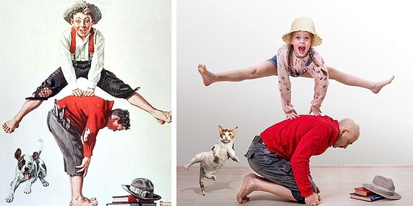 «Прыжок», Норман Роквелл