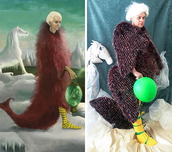 «Роскошная птица. Портрет Макса Эрнста», Леонора Каррингтон