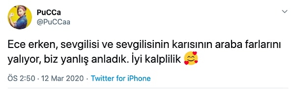 Bu yüzden de PuCCa her fırsatta Ece Erken'e gönderme yapıyor sosyal medya hesaplarından.