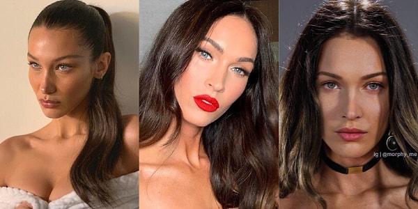 10. Белла Хадид ve Меган Фокс