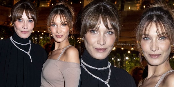 13. Карла Бруни и Белла Хадид