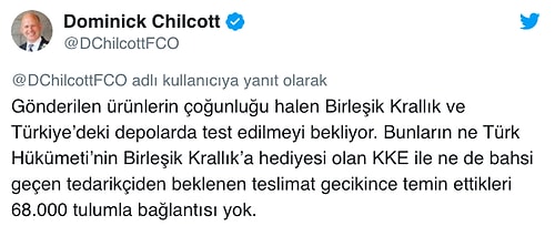 İngiltere Büyükelçisi: 'Türkiye'den Alınan Önlüklerin Kullanılamaz Olduğu Haberleri Doğru Değil'