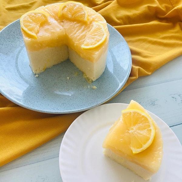 3. Yaza Yakışacak Fresh Bir Tatlı: Limonlu Fit Pasta
