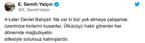 Bahçeli'den Dikkat Çekici Açıklama: 'Üç Hilal'in Tek Başına İktidarı Artık Zorunluluktur'