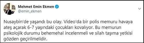 Mardin'de Bir Çocuğu Havaya Ateş Açarak Yakalayan Polis Tepkilerin Odağında