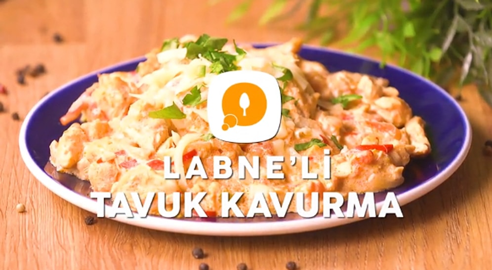 Sütaş Labne'li Tavuk Kavurma
