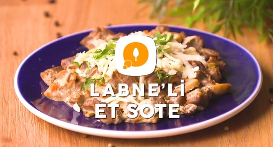 Sütaş Labne'li Et Sote