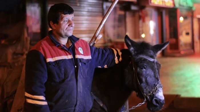 Katırlarla Birlikte Sokak Sokak Gezen Temizlik İşçilerinin Bilinmeyen Hikayesini Anlatan Mini Belgesel