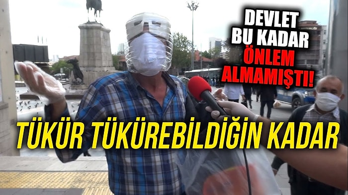 Koronavirüs Önlemi Olarak Kendi Ekipmanını Yapan Yurdum İnsanı