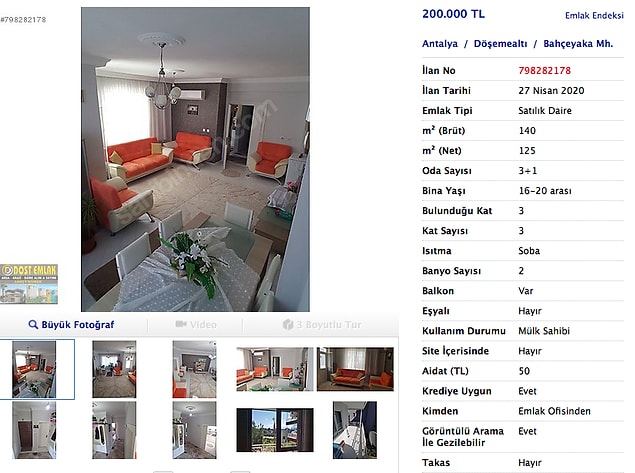 Yazlık yerde ev almanın zorluğunu herkes bilir ama Antalya'da 200 bin TL'ye bu ev mevcut. Bu fiyata bu büyüklükte ve içi yapılı olan bir evi asla ve asla İstanbul'da bulamazsın...