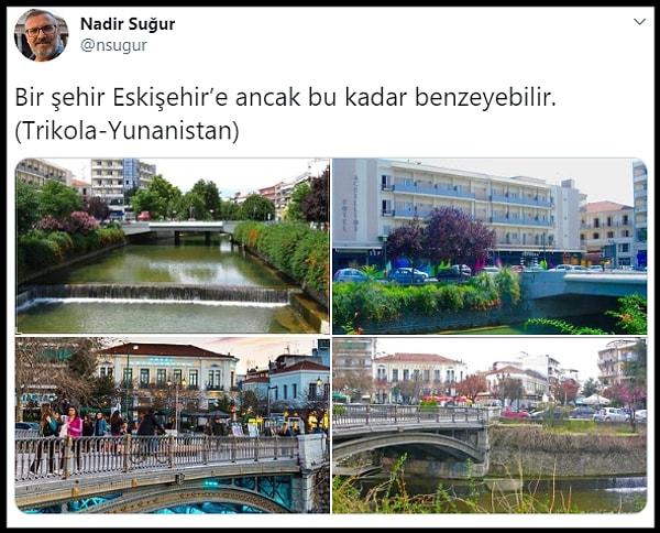 Eskişehir'e benzeyen Yunan şehri ile ilgili sosyal medyada yapılan yorumlar: 👇