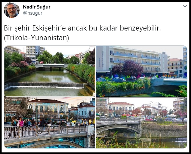 Eskişehir'e benzeyen Yunan şehri ile ilgili sosyal medyada yapılan yorumlar: 👇