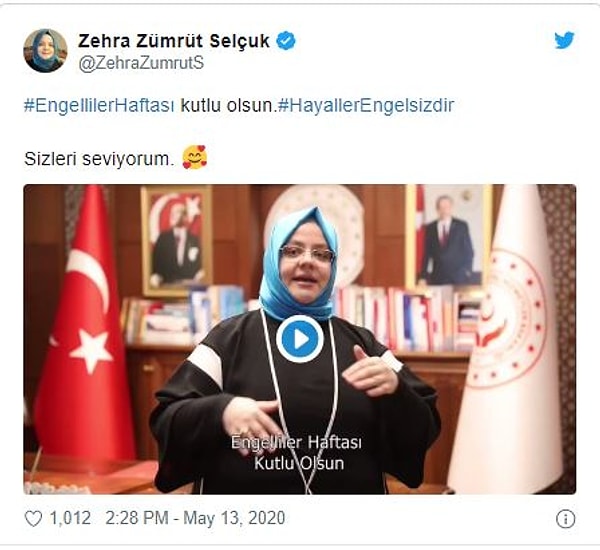 10-16 Mayıs Engelliler Haftası'nda sosyal medya üzerinde de paylaşımlar yapılıyor.