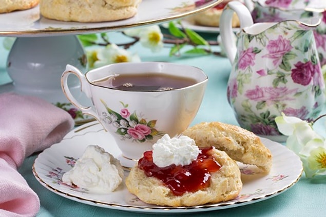 2. İngiltere'de beş çaylarının vazgeçilmezi: Scone