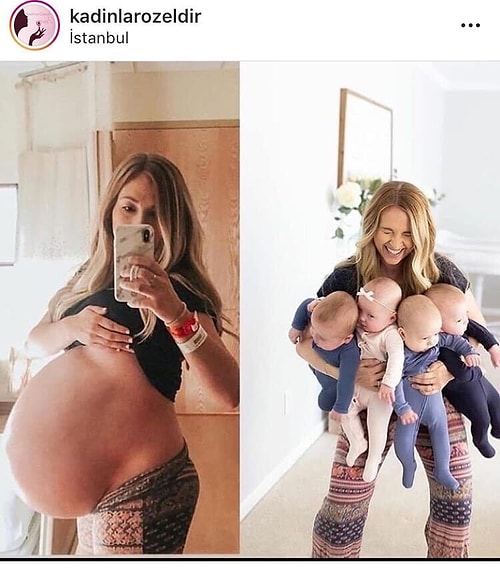 Bu tarz yorum yapmaktan asla geri durmayan kişiler yine görevdeydi elbette. Bu sefer "kadinlarozeldir" isimli Instagram sayfasının hamile kadınların olduğu paylaşımının altında çirkin yorumlarıyla yerlerini aldılar.