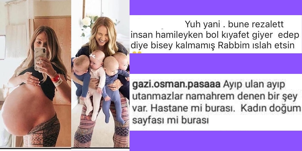 Hamile Kadınların Fotoğraflarına Yapılan Çağ Dışı Çirkin Yorumlar Pes Dedirtti!