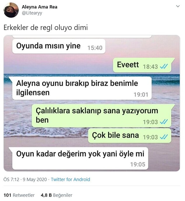 2. Sen ayrı oyun ayrı.