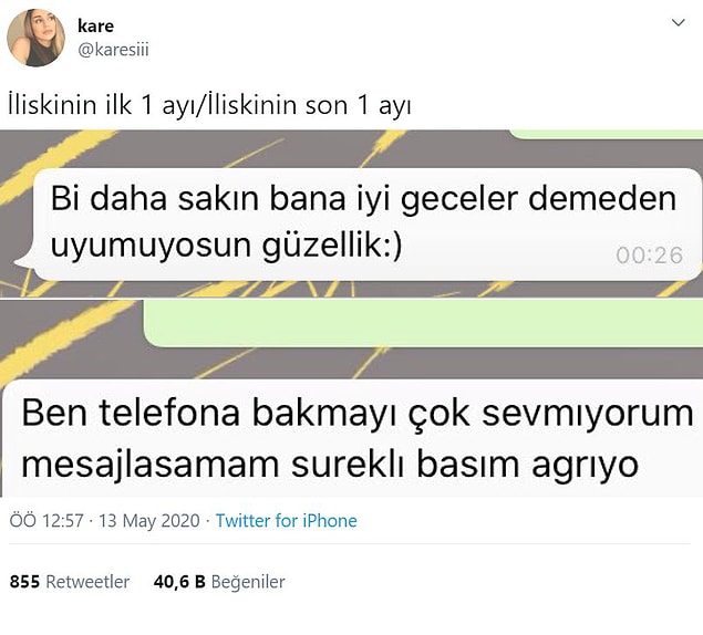 8. Bir ay sonunda insanın başı ağrıyabilir tabii.