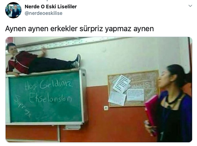 4. Öğretmen nasıl karşılanmalı? Böyle karşılanmamalı 😂