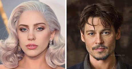 Художник объединяет лица двух знаменитостей в одно, создавая абсолютно нового человека