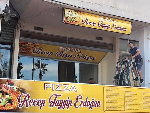 Yurt Dışında Zincir Haline Gelen 'Recep Tayyip Erdoğan' Pizza Salonuna Yapılan Yorumlar Herkesi Güldürdü