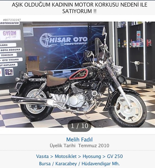 5. Motosiklet sevenlerin en büyük korkusu. :)