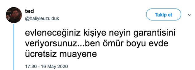 Twitter'daki ted isimli kullanıcı, takipçilerine şöyle bir soru sordu...