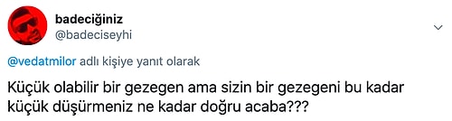 Plüton'un Küçüklüğü Karşısında Yaşadığı Hayal Kırıklığını Dile Getiren Sosyal Medya Gurusu Vedat Milor'a Gelen Komik Tepkiler