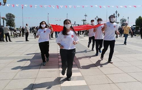 Gençlik ve Spor Bayramı Kutlanıyor: Sosyal Mesafeli 19 Mayıs Kutlamalarından Manzaralar