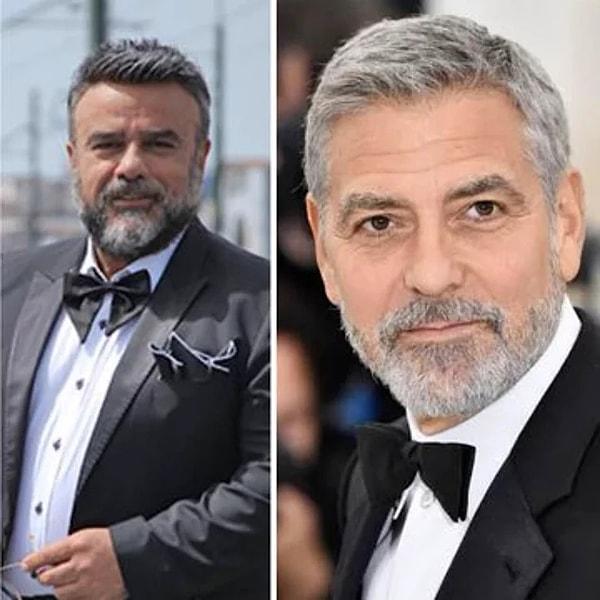 3. Bülent Serttaş yeni tarzıyla George Clooney'e benzetilince goygoylar havada uçuştu!
