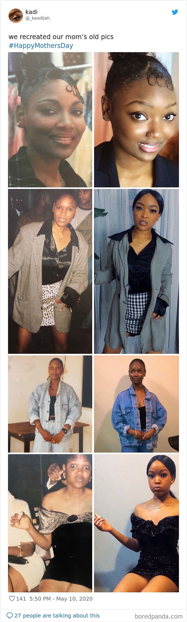 7. Мы воссоздали старые фото нашей мамы