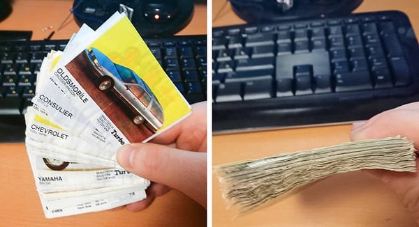 10. "В детстве я собирал эти вкладыши. Я нашел их сегодня. Они все еще пахнут как жвачка!"