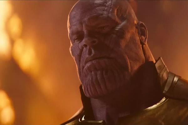 Listenin en başında ise Marvel'ın en yüksek bütçeli Avenger filmlerinden birinde yer alan ve Josh Brolin'in canlandırdığı Thanos karakteri var.