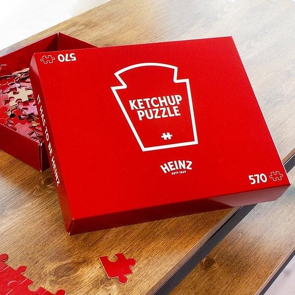 1. Heinz markasından tamamen kırmızı bir puzzle: